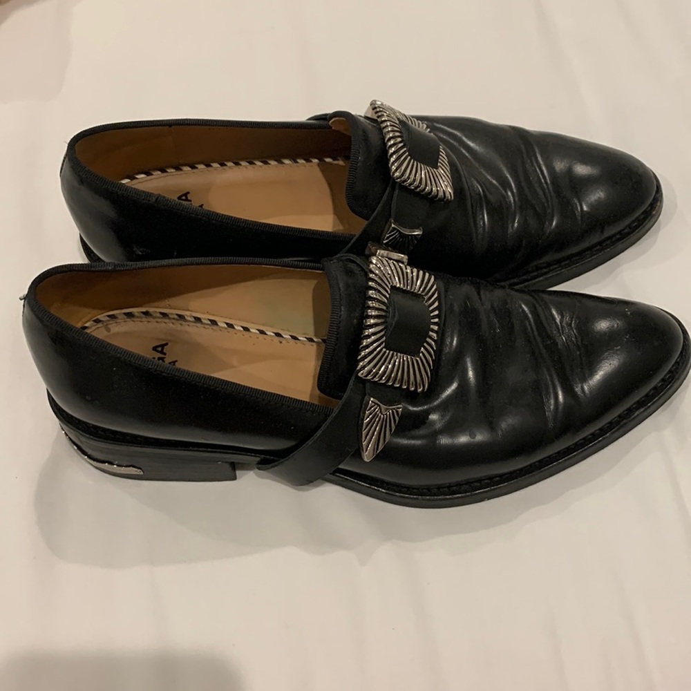 TOGA Pulla belted loafers